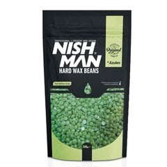 Depilācijas vasks ar granulām Nishman Hard Wax Beans Granul Wax Without Stripless, Azulen, 500 gr цена и информация | Средства для депиляции | 220.lv