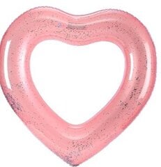 Надувной круг для плавания в форме сердца, Electronics LV-1099, розовый, 1 шт. цена и информация | Надувные и пляжные товары | 220.lv
