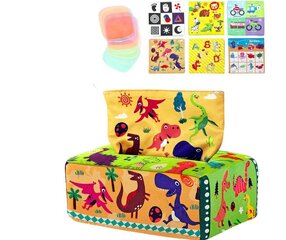 Ящик для игрушек Монтессори для малышей: Красочный набор мягких игрушек цена и информация | Игрушки для малышей | 220.lv