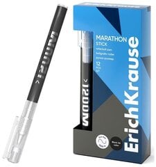 Lodīšu pildspalva Marathon Stick ErichKrause, 0,5mm, melna cena un informācija | Rakstāmpiederumi | 220.lv