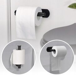 Держатель для туалетной бумаги черный PageGrip цена и информация | Аксессуары для ванной комнаты | 220.lv