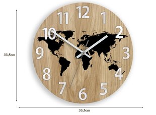 Sienas pulkstenis Wall Clock cena un informācija | Pulksteņi | 220.lv