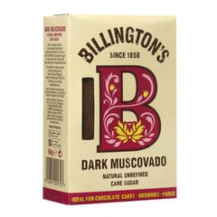 Тёмный тростниковый сахар Мусковадо Billingtons, 500 г цена и информация | Кулинарные добавки | 220.lv
