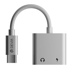 Devia adapter Smart USB-C - USB-C (port) + USB-C (port) white цена и информация | Адаптеры и USB разветвители | 220.lv