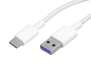 HUAWEI КАБЕЛЬ ДЛЯ ПЕРЕДАЧИ ДАННЫХ USB|TYPE-C БЕЛЫЙ 5A БЫСТРАЯ ЗАРЯДКА ОРГ. цена и информация | Кабели и провода | 220.lv