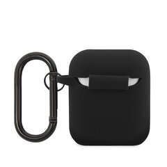 Lacoste Liquid Silicone Croc Logo Case for AirPods 1|2 Black цена и информация | Аксессуары для наушников | 220.lv