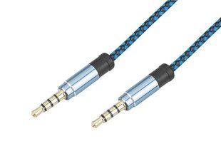 Кабель AUX MINI JACK 3.5MM 1.5m прочный кабель в оплетке цена и информация | Кабели и провода | 220.lv