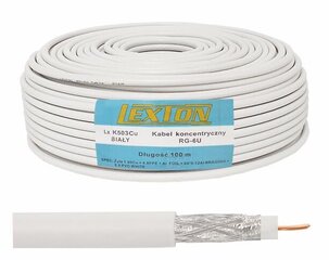 Коаксиальный кабель RG6 1.02 CU + 64x0.12, 100м цена и информация | Кабели и провода | 220.lv