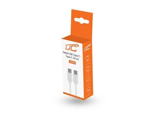 Кабель PS USB Type-C -Type-C 3A 1,0 м цена и информация | Кабели и провода | 220.lv