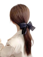 Сетчатая заколка с бантом для волос, Electronics LV-120071, черный, 1 шт цена и информация | Аксессуары для волос | 220.lv