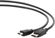 Kabelis Displayport - HDMI, 3m цена и информация | Kabeļi un vadi | 220.lv