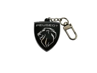 Двухслойный акриловый автомобильный брелок с логотипом Peugeot цена и информация | Брелоки | 220.lv