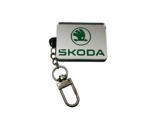 Divslāņu akrila auto atslēgu piekariņš ar Skoda logo cena un informācija | Atslēgu piekariņi | 220.lv