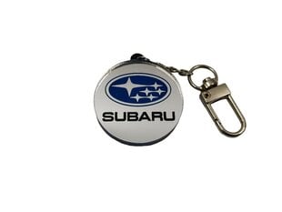 Divslāņu akrila auto atslēgu piekariņš ar Subaru logo cena un informācija | Atslēgu piekariņi | 220.lv