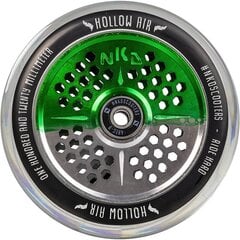 Ritenis NKD Hollow Air, 120 mm, zaļš/dažādu krāsu cena un informācija | Skrejriteņi | 220.lv