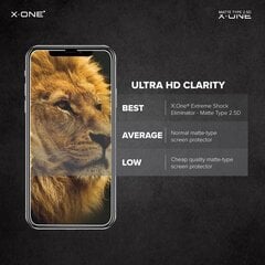 X-ONE Full Cover Extra Strong Crystal Clear цена и информация | Защитные пленки для телефонов | 220.lv