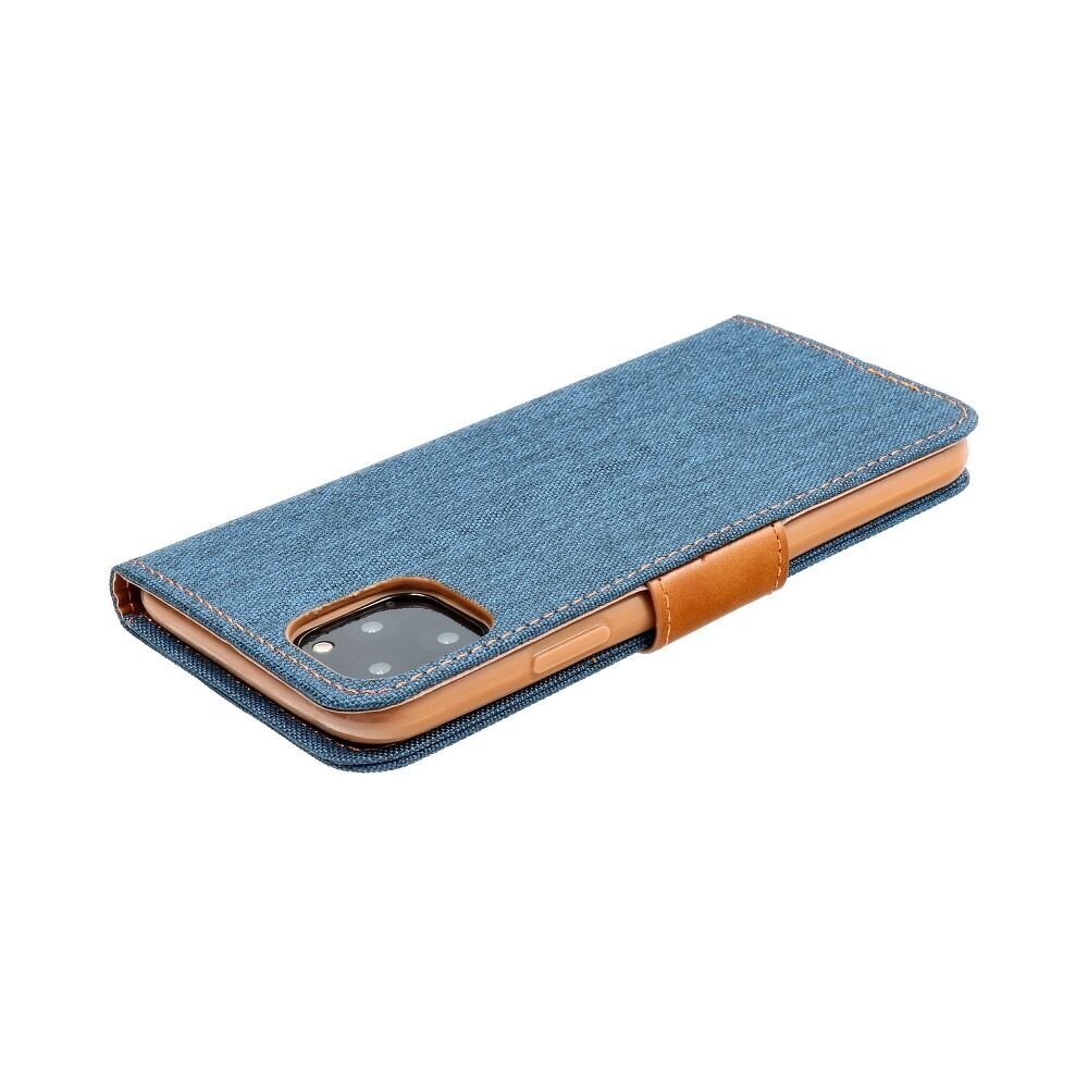 CANVAS Book case for SAMSUNG A51 navy blue cena un informācija | Kalendāri, piezīmju grāmatas | 220.lv