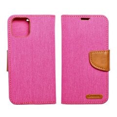 CANVAS Book case for SAMSUNG A55 5G pink цена и информация | Календари, ежедневники | 220.lv