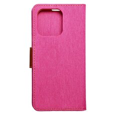 CANVAS Book case for Xiaomi Redmi 12C pink цена и информация | Календари, ежедневники | 220.lv