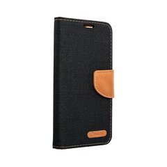 CANVAS Book case for Xiaomi Redmi 13C black cena un informācija | Kalendāri, piezīmju grāmatas | 220.lv