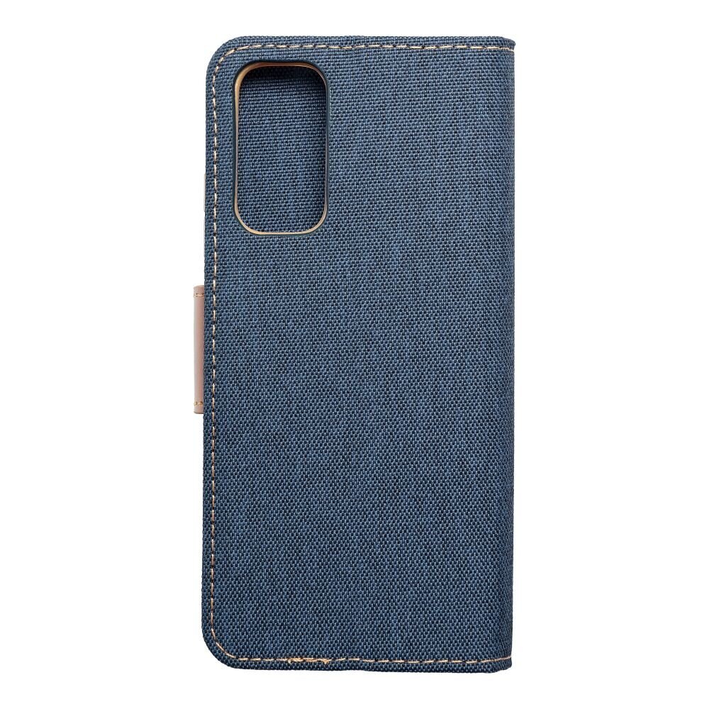 CANVAS Book case for Xiaomi Redmi NOTE 11 / 11S navy blue cena un informācija | Kalendāri, piezīmju grāmatas | 220.lv