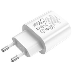 Быстрая Зарядка HOCO Type C PD 25W Jetta N22 white цена и информация | Зарядные устройства для телефонов | 220.lv