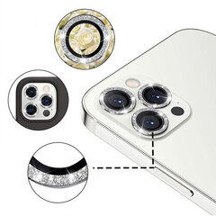 Закаленное стекло HARD DIAMOND для камеры (ОБЪЕКТИВА) для Samsung Galaxy S24 Plus серебристое (3 шт.) цена и информация | Защитные пленки для телефонов | 220.lv