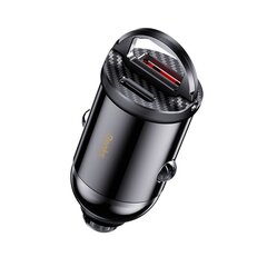 Benks Car charger C30 SE - USB + Type C - PD 30W 4,8A black цена и информация | Зарядные устройства для телефонов | 220.lv