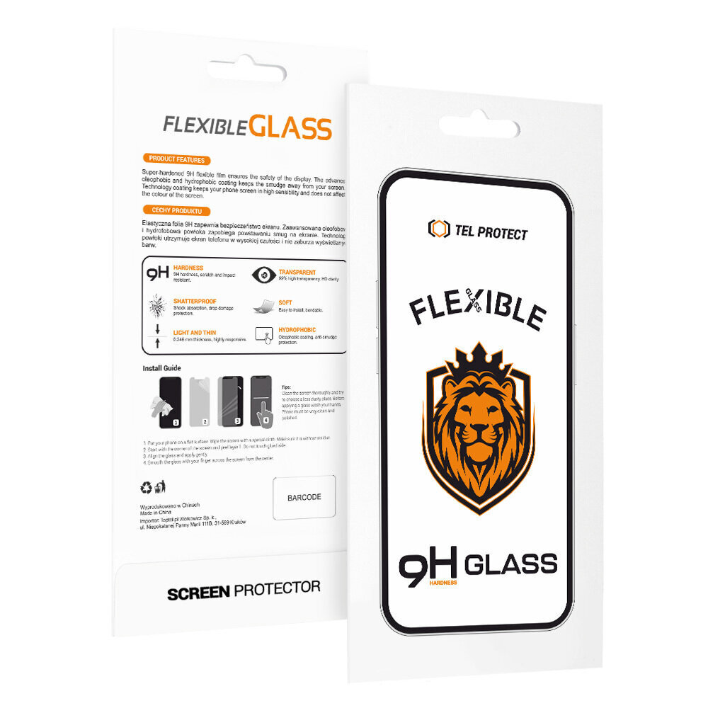 Tel Protect Flexible Hybrid Tempered Glass cena un informācija | Ekrāna aizsargstikli | 220.lv