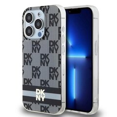 DKNY DKHMP13LHCPTSK iPhone 13 Pro | 13 6.1" czarny|black hardcase IML Checkered Mono Pattern & Printed Stripes MagSafe цена и информация | Чехлы для телефонов | 220.lv