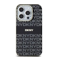 DKNY DKHMP14SHRHSEK iPhone 14 | 15 | 13 6.1" czarny|black hardcase IML Mono & Stripe MagSafe цена и информация | Чехлы для телефонов | 220.lv