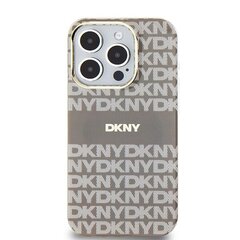 DKNY DKHMP15XHRHSEP iPhone 15 Pro Max 6.7" różowy|pink hardcase IML Mono & Stripe MagSafe цена и информация | Чехлы для телефонов | 220.lv