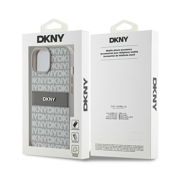 DKNY Hardcase Leather Mono Stripe & Metal Logo cena un informācija | Telefonu vāciņi, maciņi | 220.lv