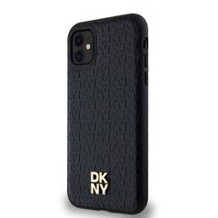 DKNY PU Leather Repeat Pattern Stack Logo MagSafe Case for iPhone 15 Pro Max Pink цена и информация | Чехлы для телефонов | 220.lv