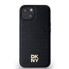 DKNY PU Leather Repeat Pattern Stack Logo MagSafe Case for iPhone 15 Pro Max Pink цена и информация | Чехлы для телефонов | 220.lv