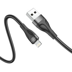 Borofone Cable BX61 Source - USB to Lightning - 2,4A 1 metre black цена и информация | Кабели для телефонов | 220.lv