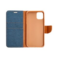 CANVAS Book case for Xiaomi Redmi NOTE 13 4G navy blue cena un informācija | Kalendāri, piezīmju grāmatas | 220.lv