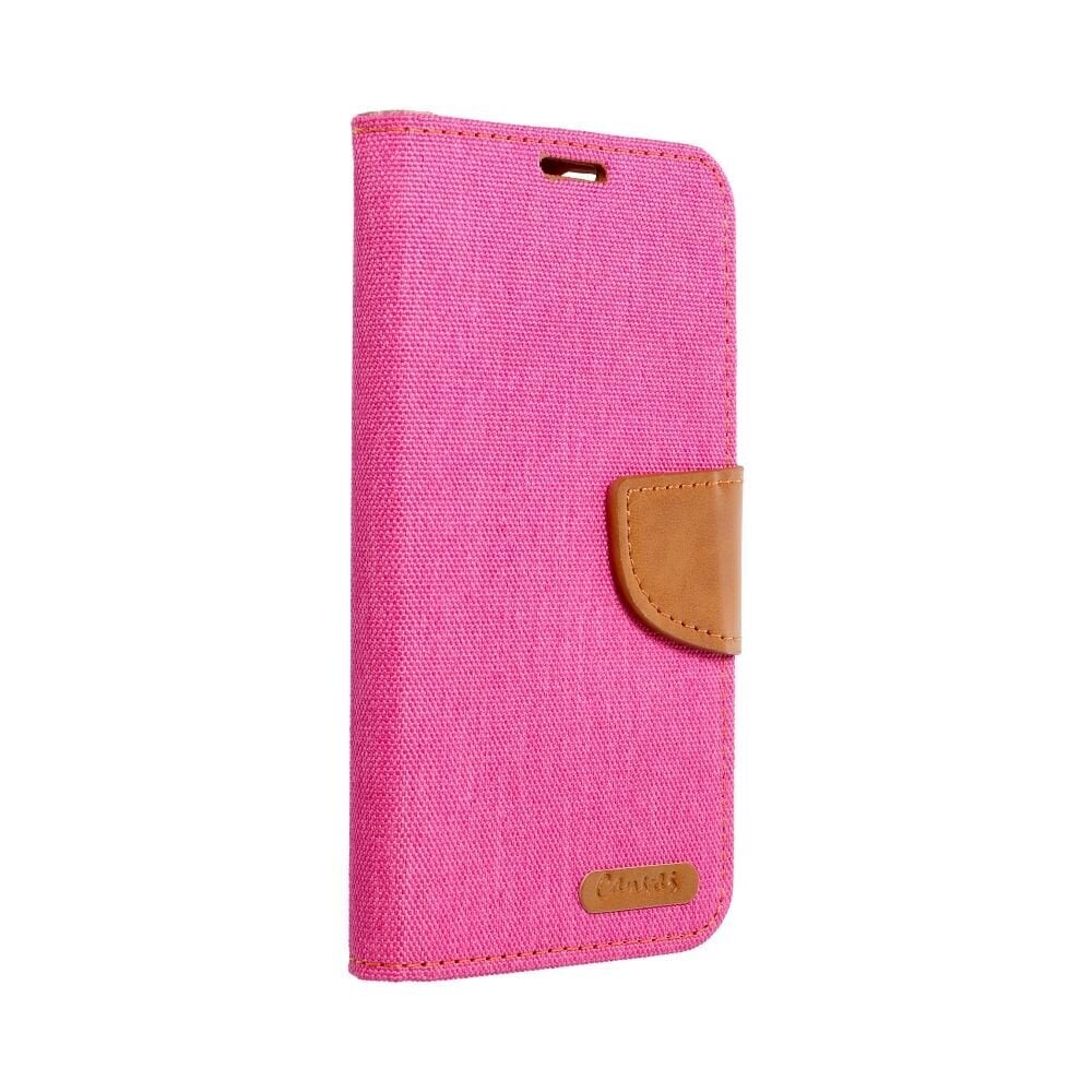 CANVAS Book case for Xiaomi Redmi NOTE 13 4G pink cena un informācija | Kalendāri, piezīmju grāmatas | 220.lv