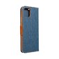 CANVAS Book case for Xiaomi Redmi NOTE 13 PRO 4G navy blue cena un informācija | Kalendāri, piezīmju grāmatas | 220.lv