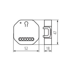 SMART S SWITCH ON/OFF Индукционное реле цена и информация | Системы безопасности, контроллеры | 220.lv