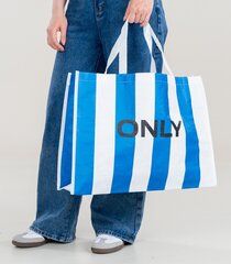 ONLY сумка для покупок 15319885*03, синий/белый 5715520854846 цена и информация | Женские сумки | 220.lv