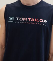 Tom Tailor vīriešu t-krekls 1041866*10668, tumši zils 4067672500258 cena un informācija | Vīriešu T-krekli | 220.lv