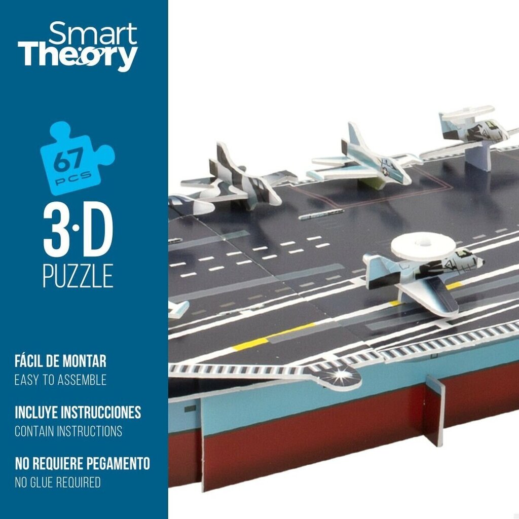 3D puzle Nimitz Aircraft Carrier Colorbaby, 67 d, 6 gab. цена и информация | Puzles, 3D puzles | 220.lv