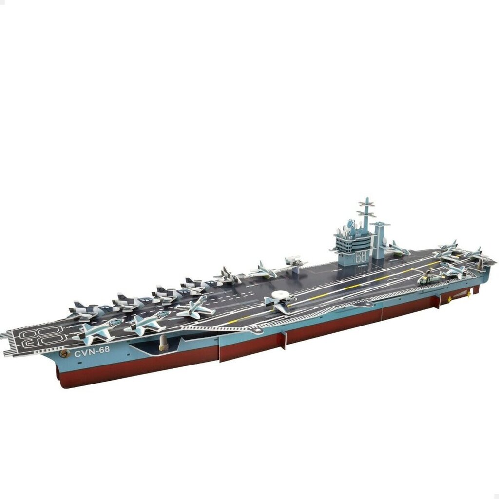 3D puzle Nimitz Aircraft Carrier Colorbaby, 67 d, 6 gab. цена и информация | Puzles, 3D puzles | 220.lv