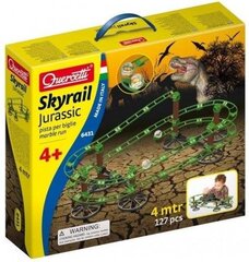 Конструктор - трек для шариков Quercetti Marble Run Skyrail Jurassic, 127 д. цена и информация | Конструкторы и кубики | 220.lv