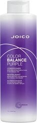 Matu kondicionieris dzeltenā toņa neitralizēšanai Joico Color Balance Purple Conditioner, 1000 ml cena un informācija | Matu kondicionieri, balzāmi | 220.lv