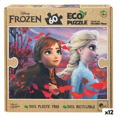 Puzle Disney Frozen, 60 daļas, 12 gab cena un informācija | Puzles, 3D puzles | 220.lv