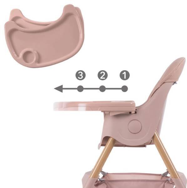 Barošanas krēsls Kidwell Karimi, pink цена и информация | Barošanas krēsli | 220.lv