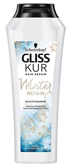 Mitrinošs šampūns sausiem matiem Schwarzkopf Gliss Kur Winter Repair Shampoo, 250ml cena un informācija | Šampūni | 220.lv