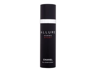 Sprejs ķermenim Chanel Allure Homme Sport All Over Spray, 100 ml cena un informācija | Ķermeņa krēmi, losjoni | 220.lv